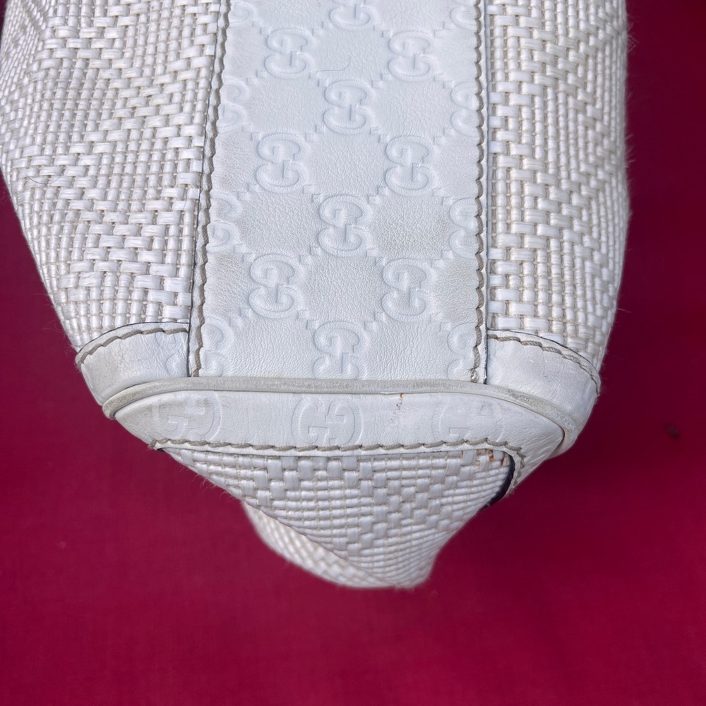 Gucci Woven Raffia Diamante Medium
Sukey Tote White - Picture 5 of 16